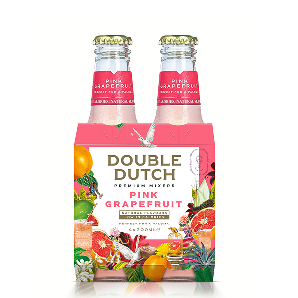Double Dutch Pink Grapefruit Soda 4s x 200ml