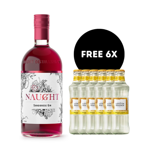 Naught Sangiovese + FREE 6 London Essence Original Indian Tonic