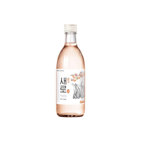 Saero Soju Zero Sugar Apricot Flavour 8x375ml