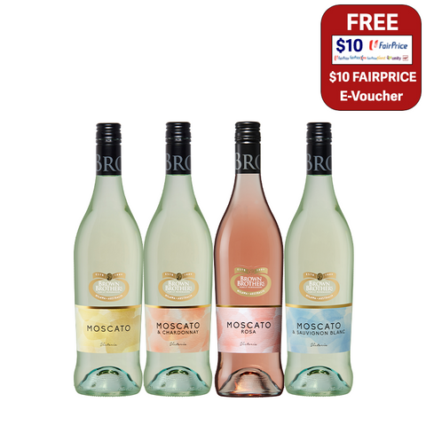 Brown Brothers Mix & Match Bundle Of 6 Bottles + Free $10 FairPrice E-Voucher