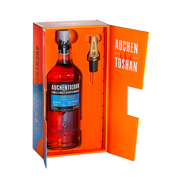 Auchentoshan Three Wood Single Malt Whisky Festive Gift Set
