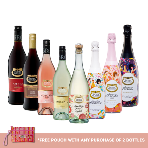 Brown Brothers Bundle of 2 (FREE Zipper Pouch)