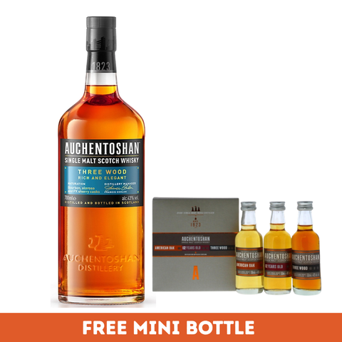 (MINI BUNDLE) Auchentoshan threewood