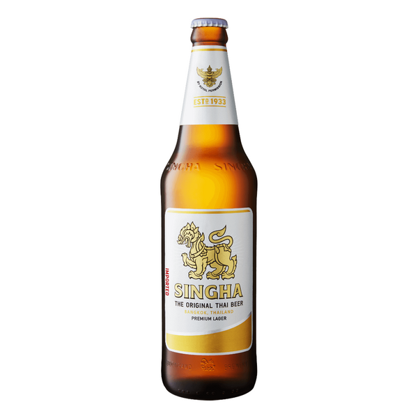 Singha Premium Lager Beer Bottles 24x320ml