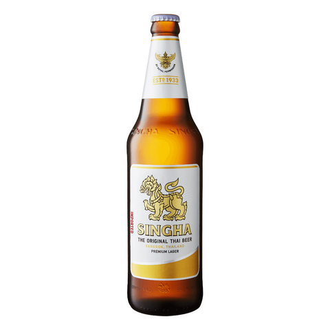 Singha Premium Lager Beer Bottles 24x320ml