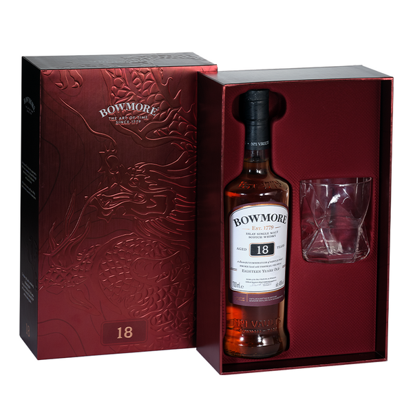 Bowmore 18 Years Dragon Festive Box