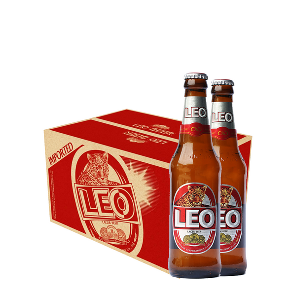 Leo Lager Beer Bottles Carton 24x320ml